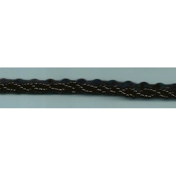 Pasamanería con cordón de abalorios