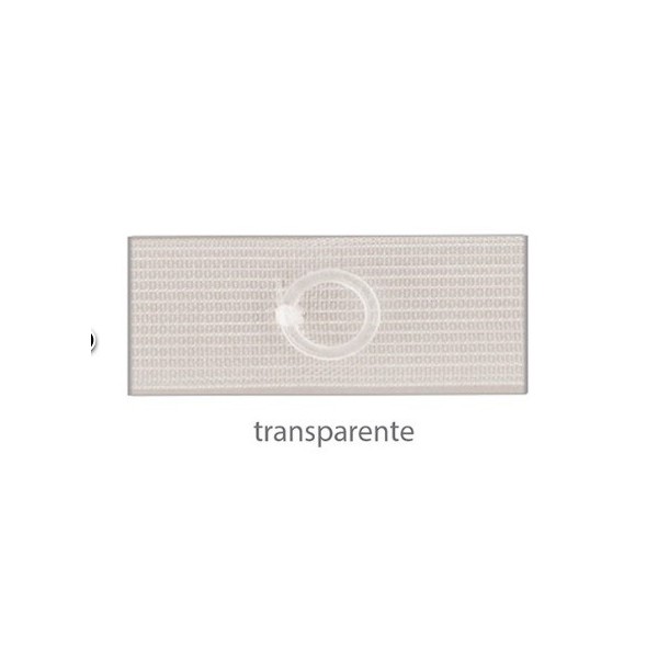 Cinta de store con anillas transparentes