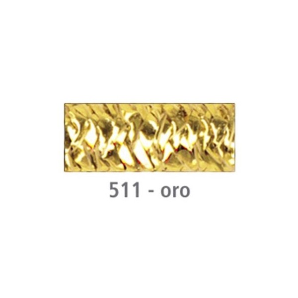 Cordón elástico Dorado y Plateado