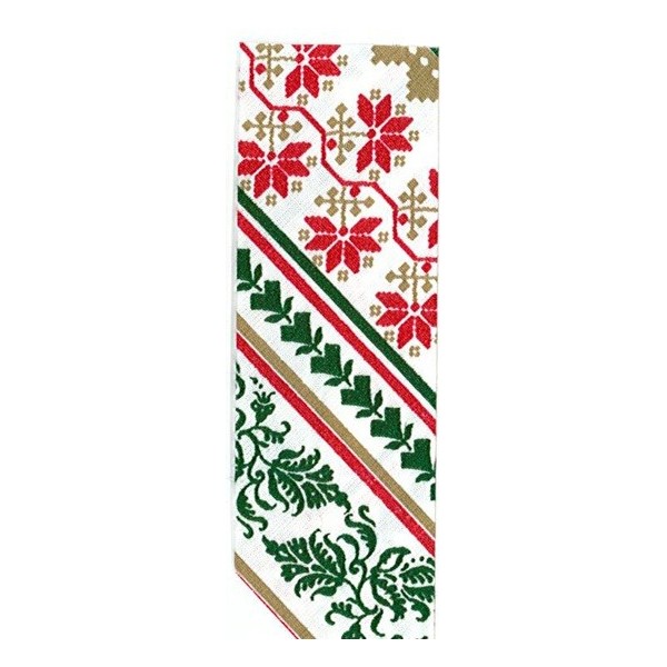 Biés navideño estilo jacquard