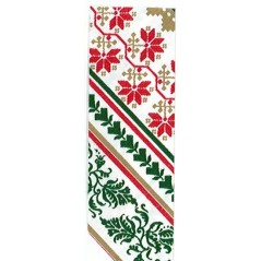 Biés navideño estilo jacquard