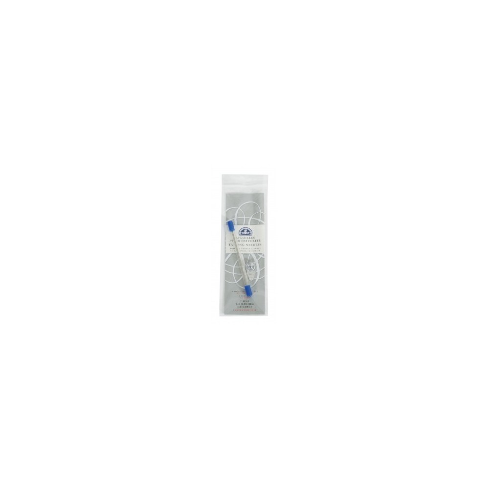 Agujas de frivolité con enhebrador DMC