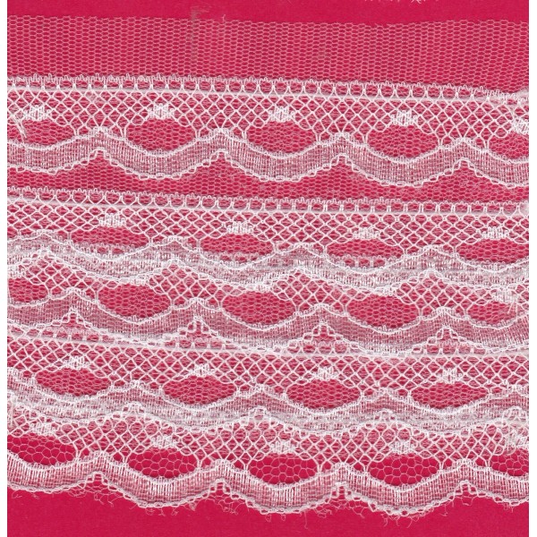 Puntilla de Nylon de volantes
