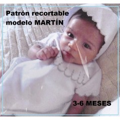 Patrón recortable de bebé modelo MARTÍN