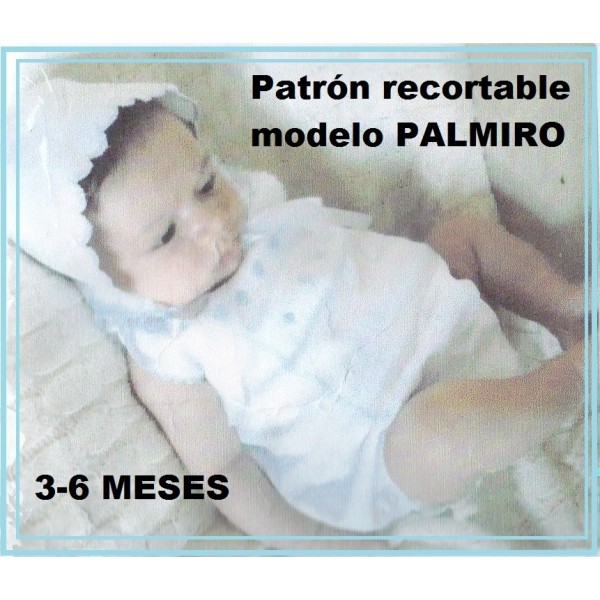 Patrón de bebé recortable modelo PALMIRO
