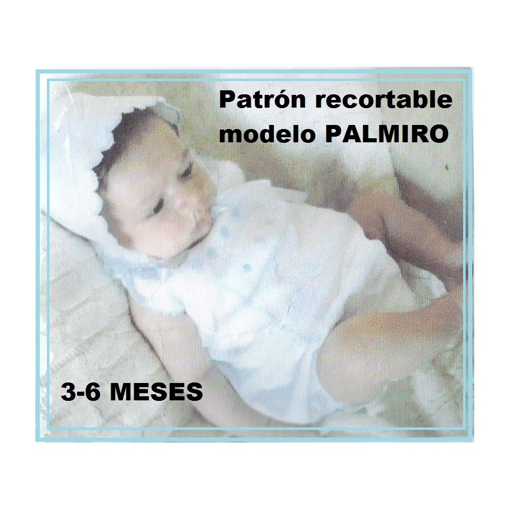 Patrón de bebé recortable modelo PALMIRO