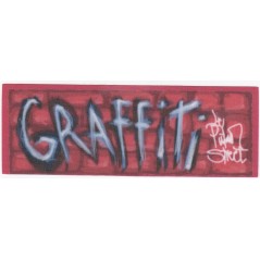 Pegatina para ropa Graffiti