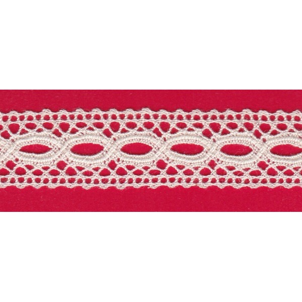 Puntilla de hilo beige 3F