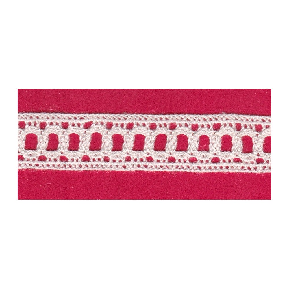 Puntilla de hilo beige 16C