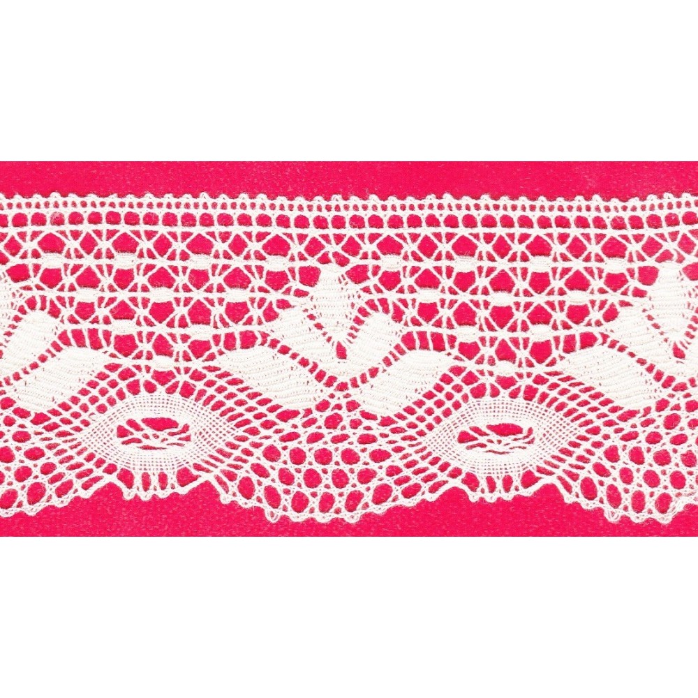 Puntilla de hilo beige 7A