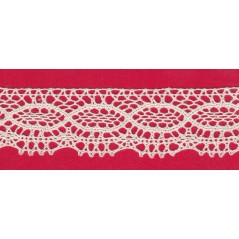 Puntilla de hilo beige 11A