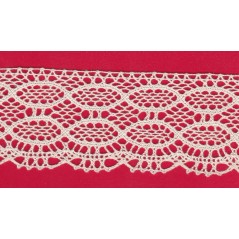 Puntilla de hilo beige 11C