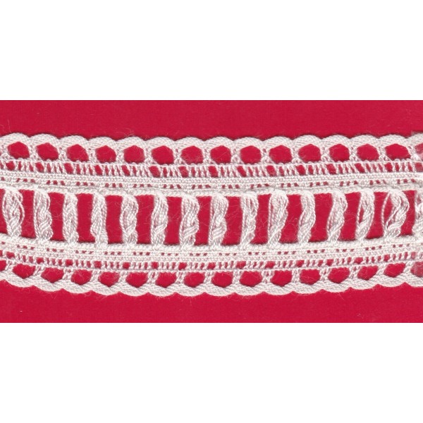 Puntilla de hilo beige 11D