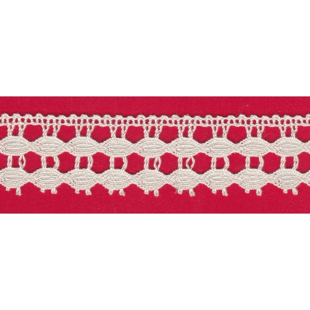 Puntilla de hilo beige 1C