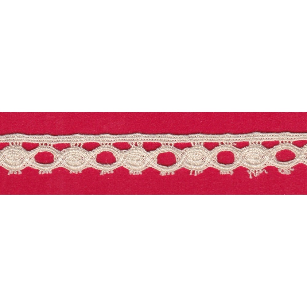 Puntilla de hilo beige 1E