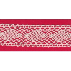 Puntilla de hilo beige 9E
