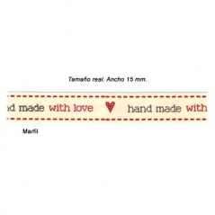 Cinta "handmade with love"