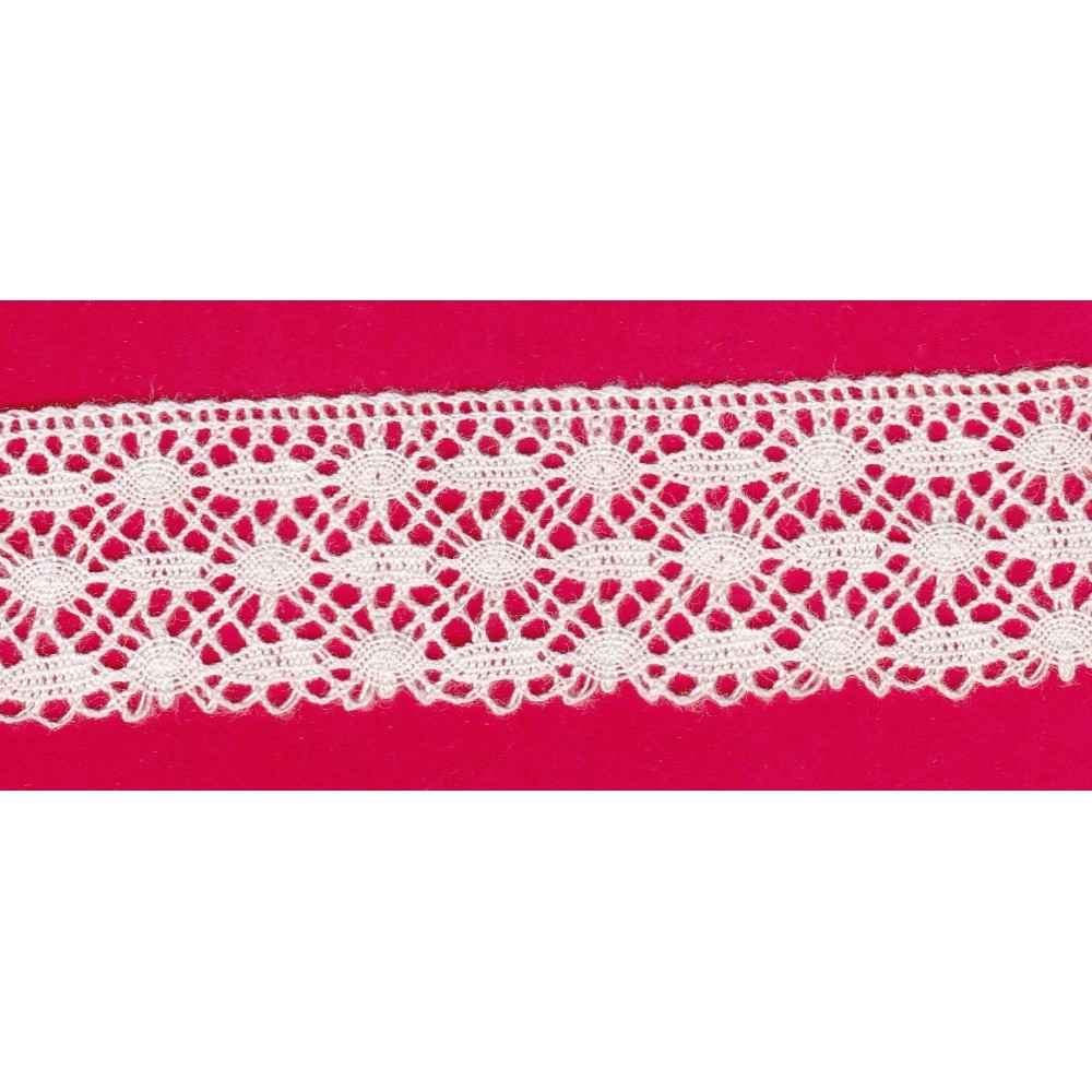 Puntilla de hilo blanco 8B