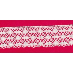 Puntilla de hilo blanco 8B