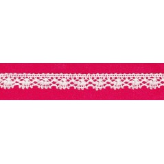 Puntilla de hilo blanco 4A
