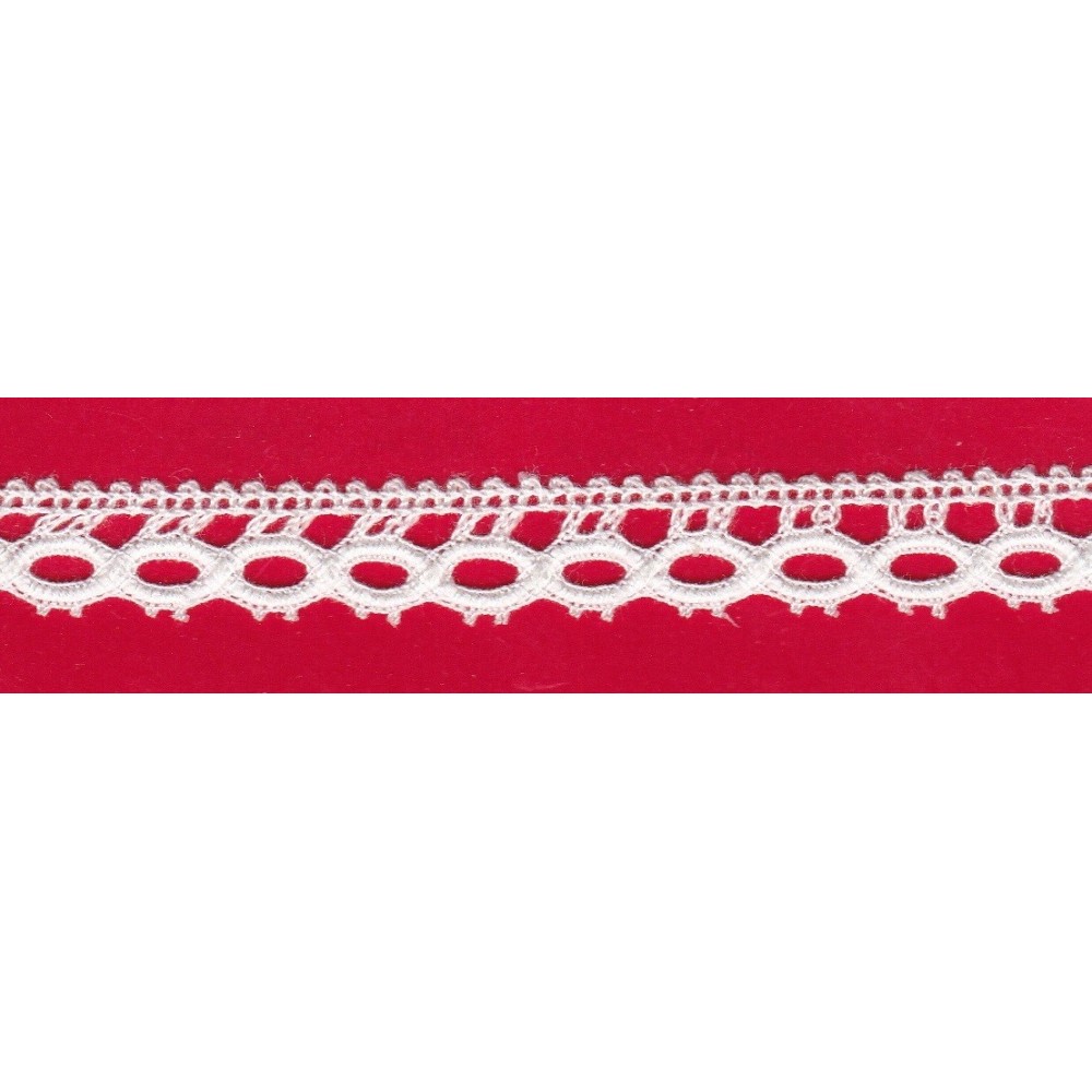 Puntilla de hilo blanco 6A