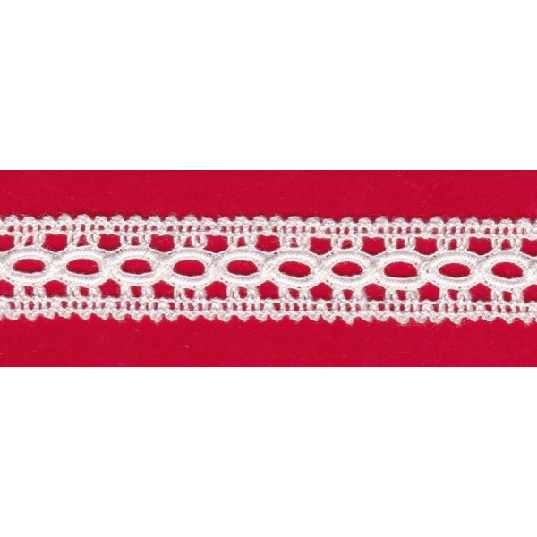 Puntilla de hilo blanco 6C