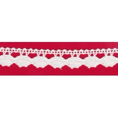 Puntilla de hilo blanco 18A