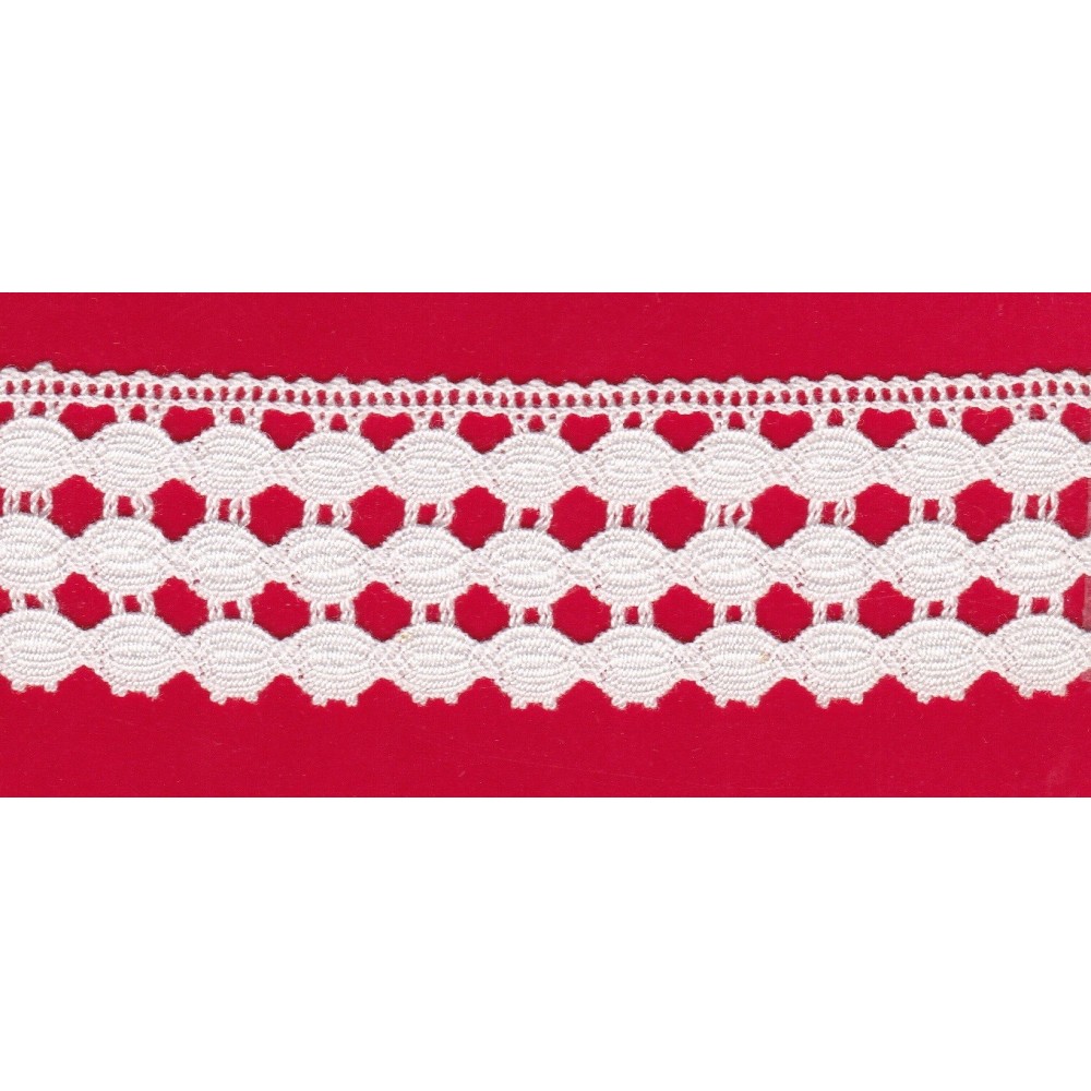 Puntilla de hilo blanco 17C