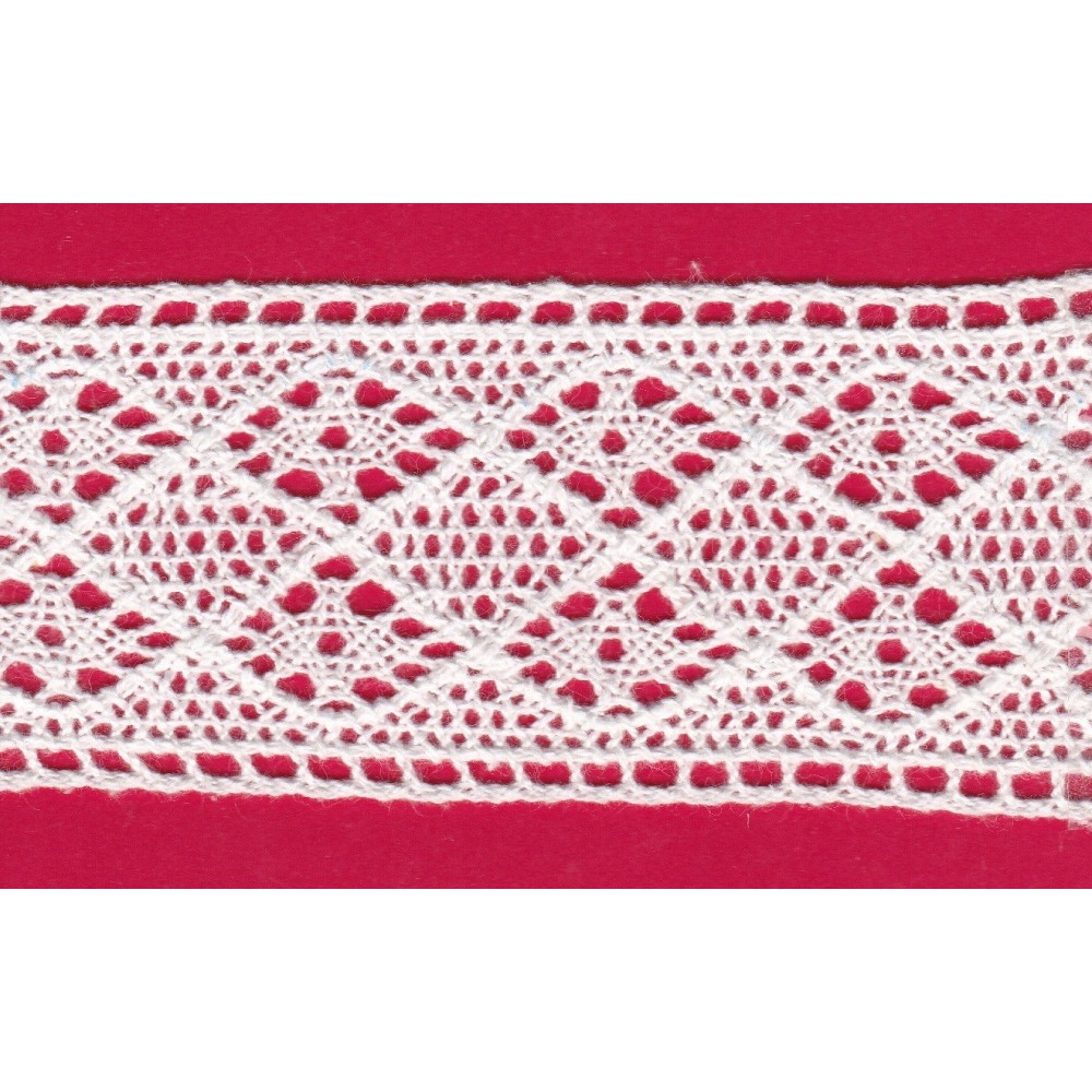Puntilla de hilo blanco 23B