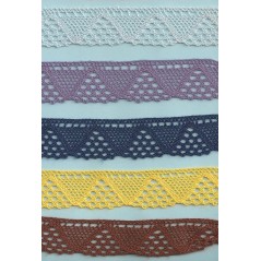 Puntilla de hilo de color ref.2