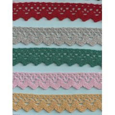 Puntilla de hilo de color Ref.7