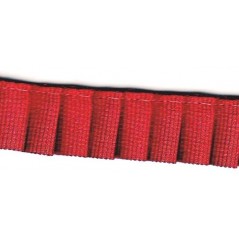 Remate de gross grain plisado