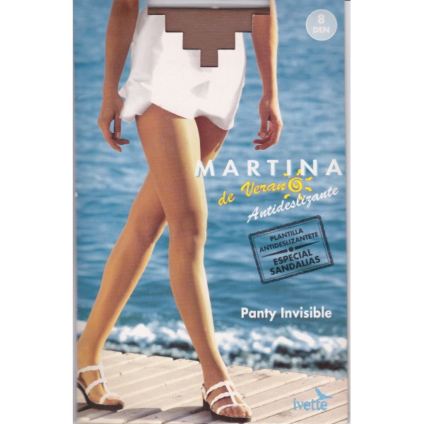 Panty de Verano con Plantilla Antideslizante Martina Ivette Ref.7782