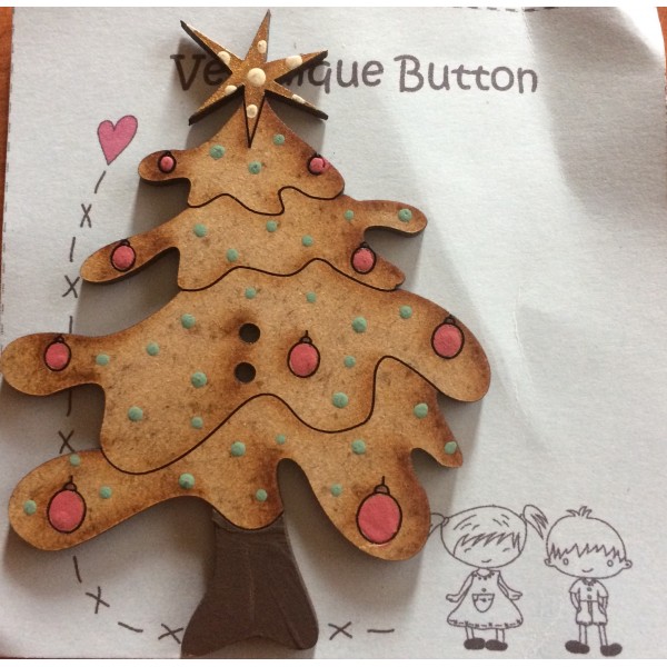 Veronique Button Arbol de Navidad