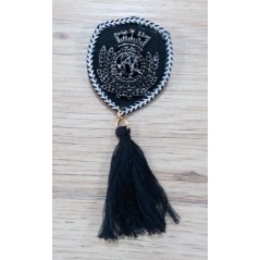 Escarapelas negra con borla